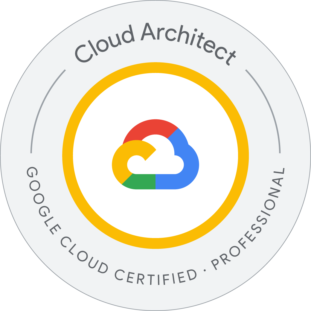Certificação Google Cloud Cloud Architect