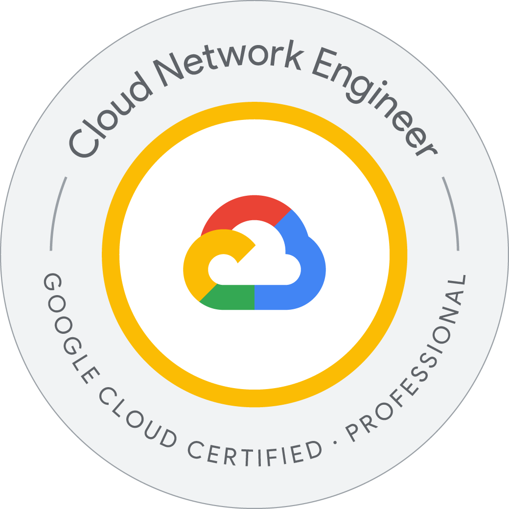 Certificação Google Cloud Network Engineer